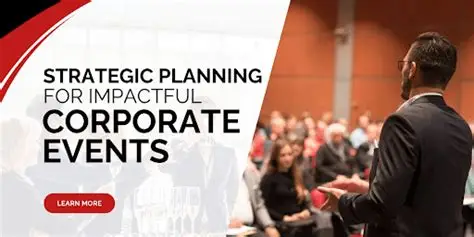Corporate Event Planning Strategies for Professional and Impactful Events