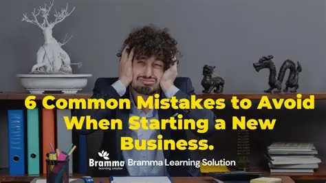 Common Mistakes New Business Owners Make